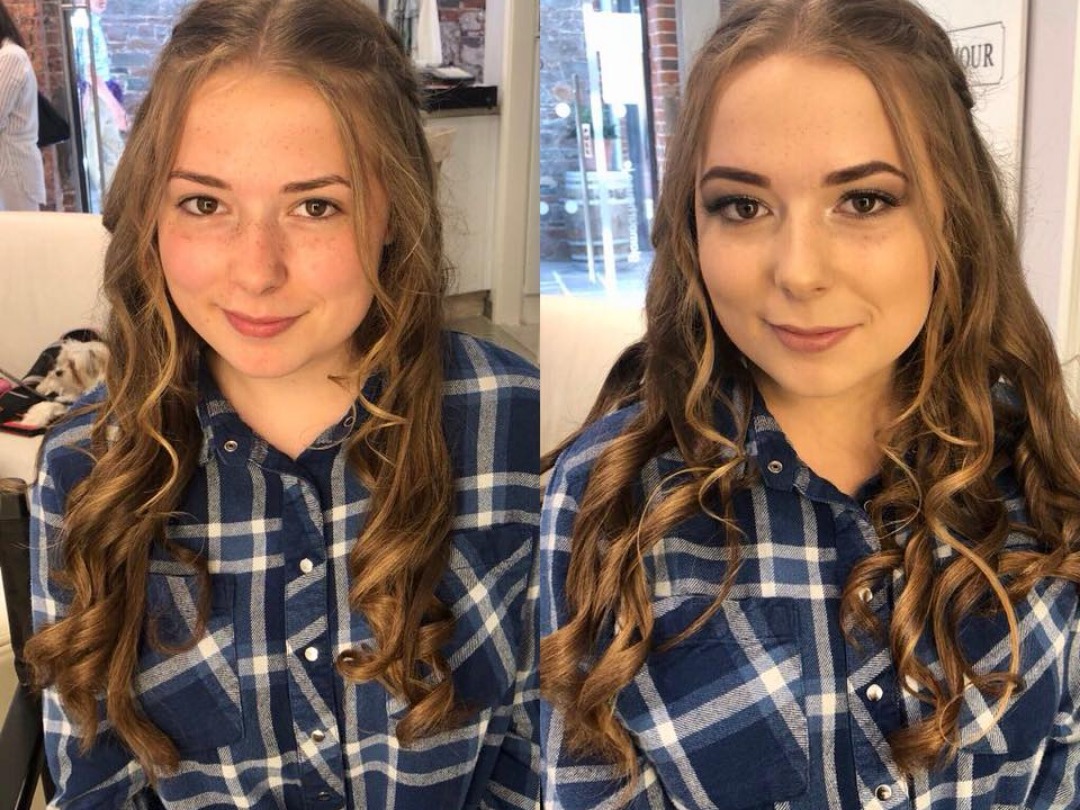 Stunning Hair & Makeup application for prom!